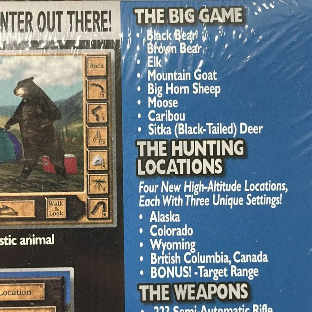 1999 Rocky Mountain Trophy Hunter 2‎ Above The Treeline PC CD-ROM Windows 95/98
